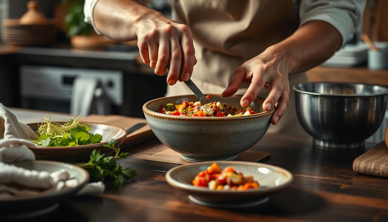 Freshly baked homemade cake in a kitchen setting